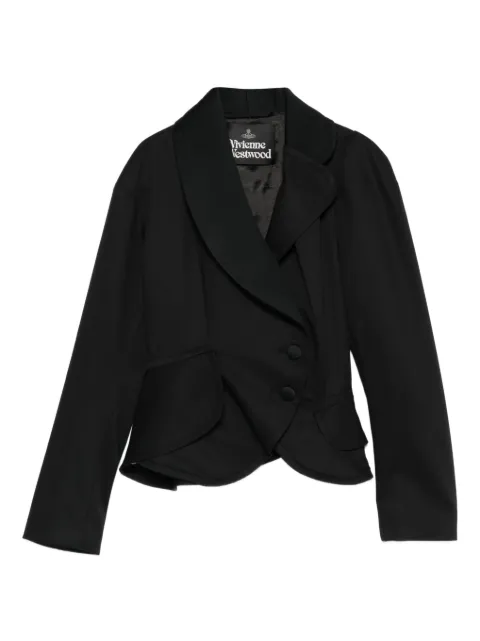Vivienne Westwood Stormy shawl-lapel button blazer Black 1401007TW01CL