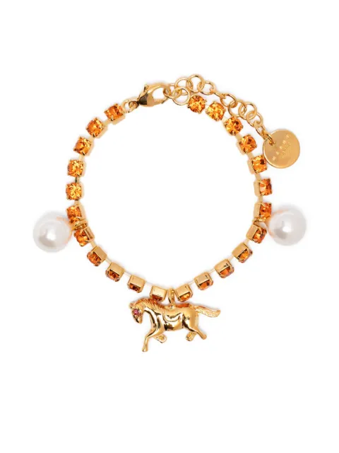 Marni crystal charm bracelet Gold BRMV0247A0P6527