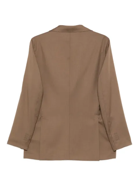 Bagnoli Sartoria Napoli single-breasted blazer Brown IBLATVBCU179