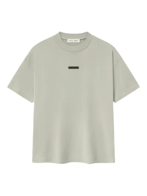 FEAR OF GOD ESSENTIALS logo-appliqué T-shirt Grey 125SP254196F
