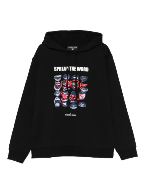 Iceberg Chill hoodie Black 25IJ1P0E2H26329