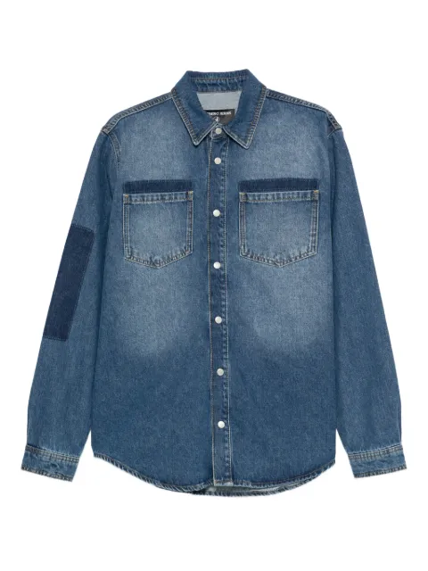 Iceberg logo-patch denim shirt Blue 251JP0G091P611