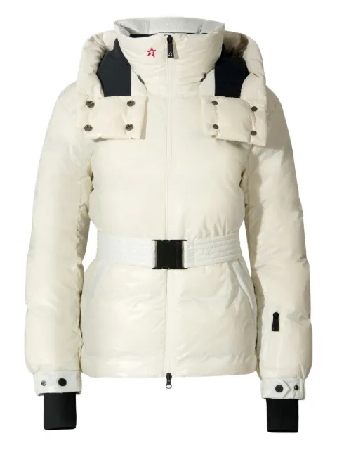 Perfect Moment belted hooded jacket Neutrals W30010481707