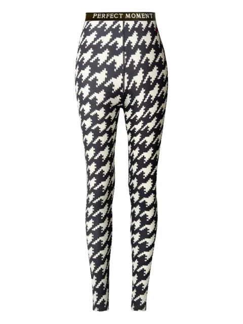 Perfect Moment houndstooth base layer leggings Black W30012281740
