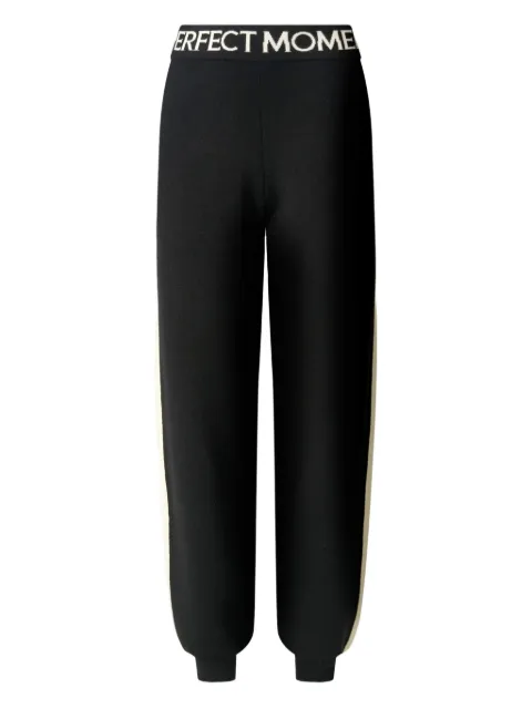 Perfect Moment logo-band pants Black W30011081703