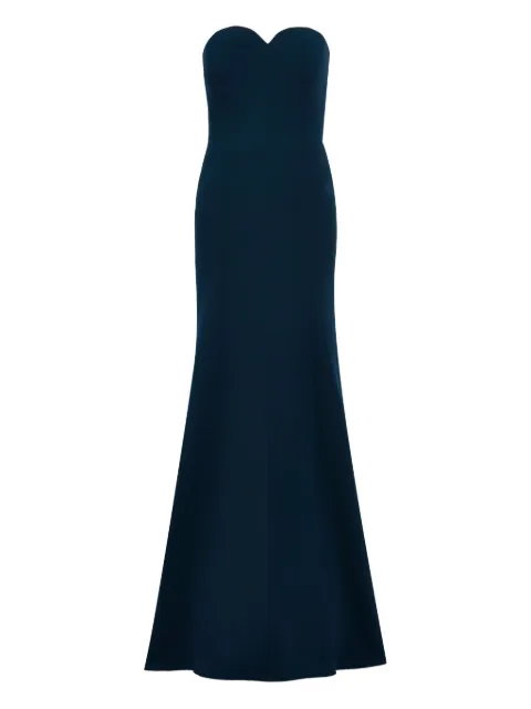 Jenny Packham Lust strapless maxi dress Blue ZDD125L2124