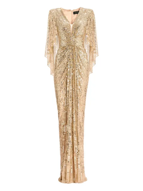 Jenny Packham Carrie maxi dress Gold JPCLS158ZD