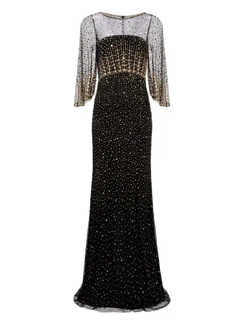 Jenny Packham Kiya maxi dress Black JPCLS160ZD