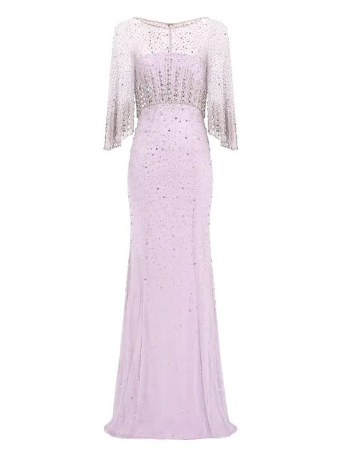 Jenny Packham sequin embellished kiya dress Purple JPCLS160ZD