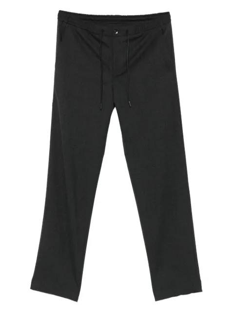 PT Torino drawstring straight-leg trousers Black COTSFGZ00CL1PO80