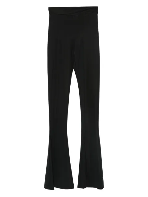 MEDEEA high-waisted flared trousers Black WSFB