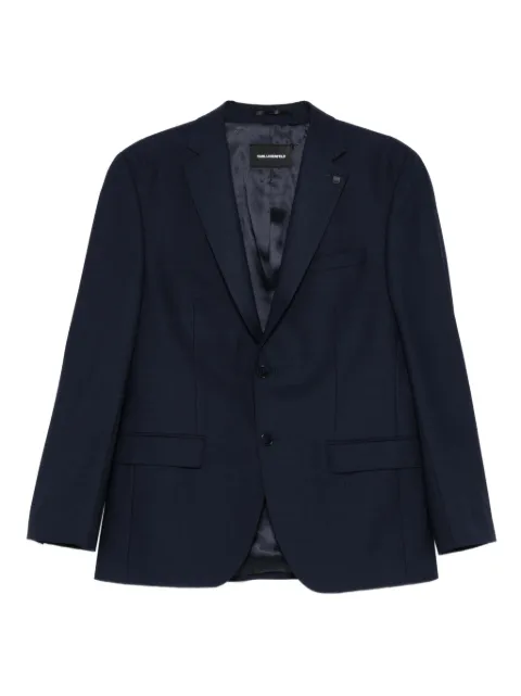 Karl Lagerfeld single-breasted blazer Blue 155610553050