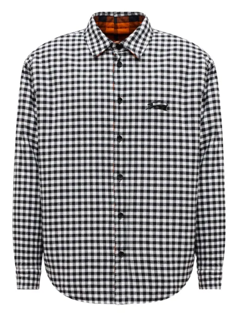 MSGM checked reversible shirt White 3940MH2325750201