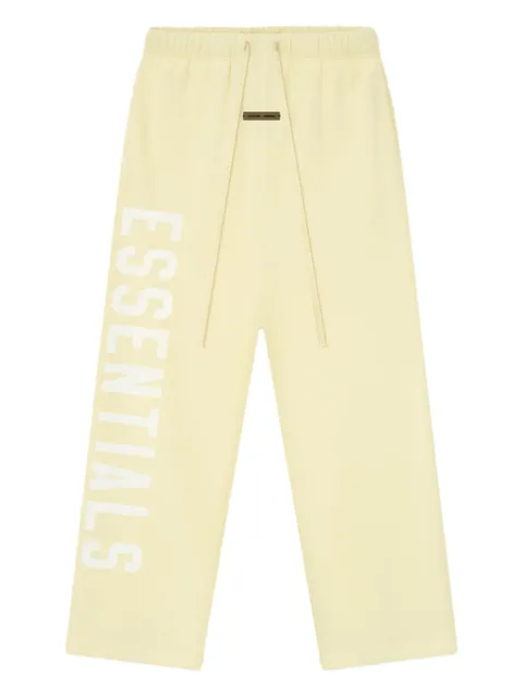 FEAR OF GOD ESSENTIALS fleece-texture lounge trousers Yellow 130SP254328F