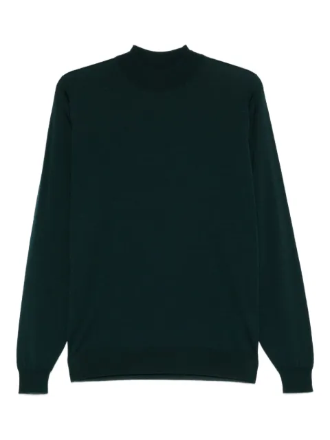 John Smedley merino wool blend sweater Green HARCOURT