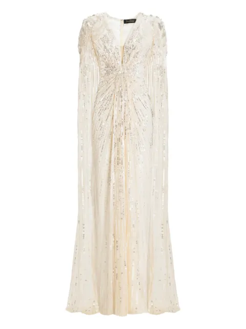 Jenny Packham Goldfinger maxi dress White JPCLS156ZD