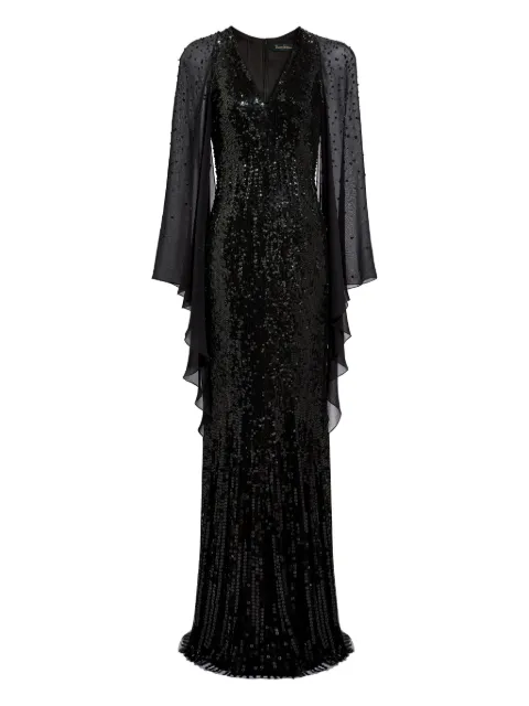 Jenny Packham Lyrical dress Black ZDD109L