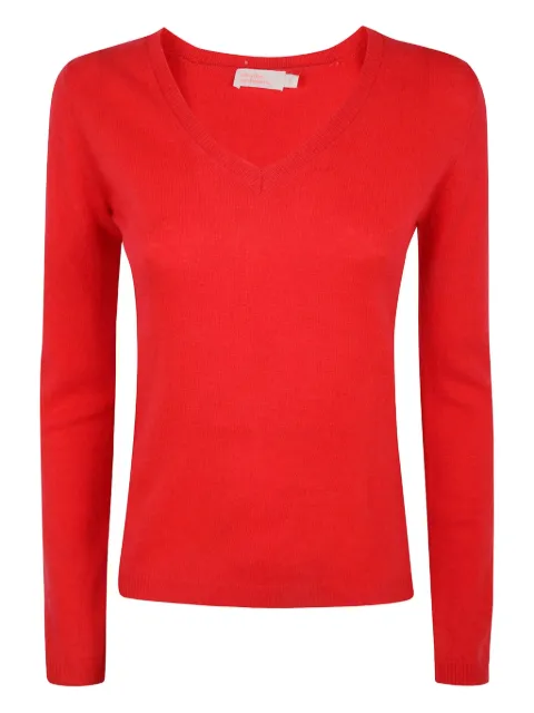 absolut cashmere V-neck sweater Red ACF202391C