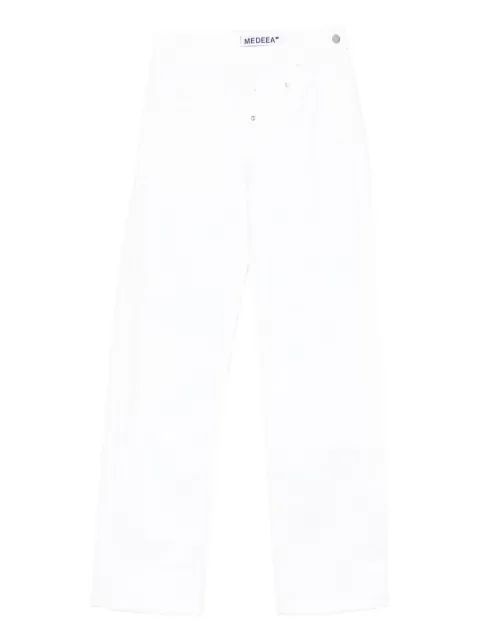MEDEEA high-waisted trousers White WRWW