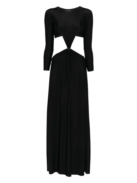 MEDEEA Second Skin cut-out maxi dress Black WDDB