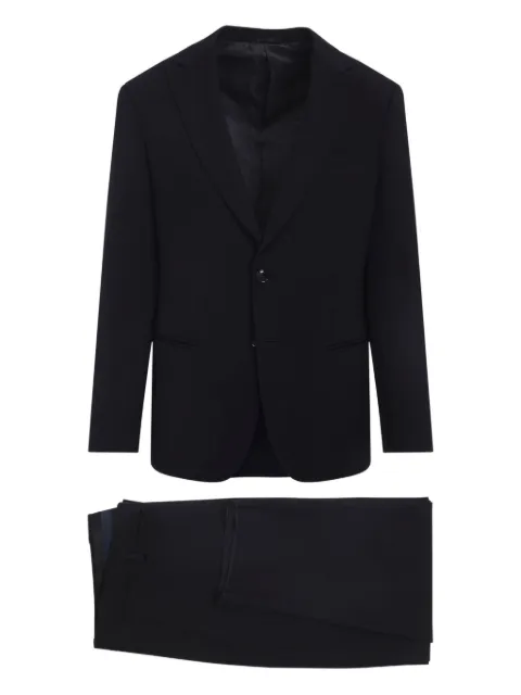 Giorgio Armani buttoned wool suit Blue GM000607TE17859