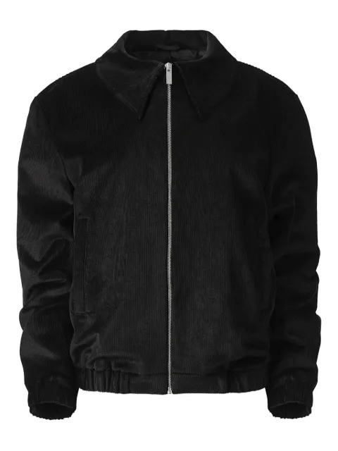 MEDEEA zip-up bomber jacket Black WJBB