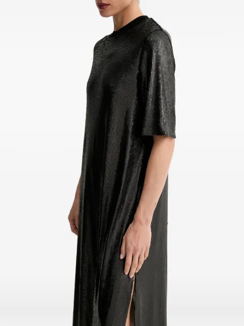 AllSaints Anna sequin-embellishment midi dress Black W066DD