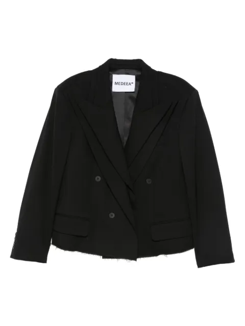 MEDEEA double-breasted blazer Black WJDB
