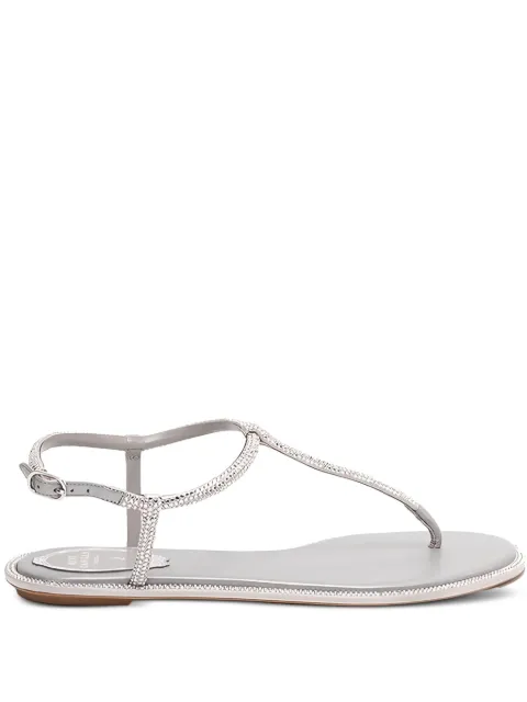 René Caovilla embellished sandals Grey C11574010R001V232
