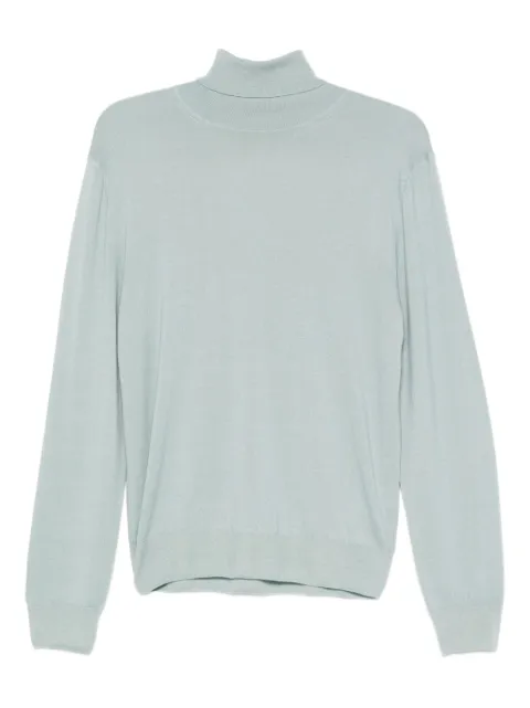 Canali roll-neck knitted sweater Green MK02165C0020