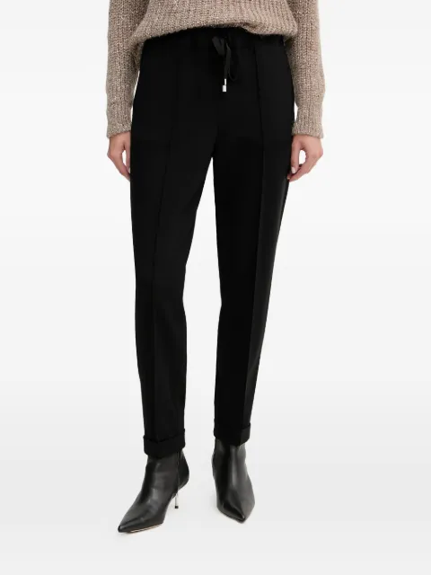 Liviana Conti Brain drawstring trousers Black CNTI86