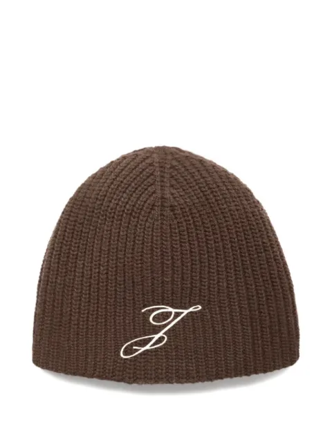 Jacquemus mwrino wool The Espiral beanie Brown ACU00770AK00206