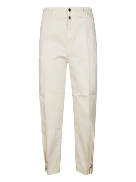LIU JO double-button cuffed trousers Neutrals MF5307T8191