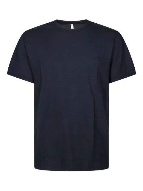 Sun68 cotton-logo T-shirt Blue T35118