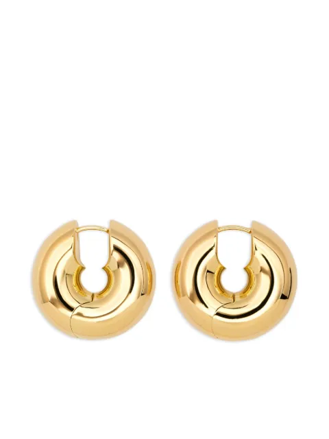 Tom Wood large Sphere hoop earrings Gold 101521
