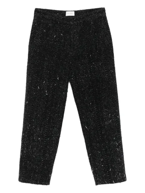 Craig Green straight-leg bouclé trousers Black CGAW25CWOTRS71