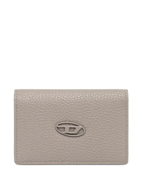 Diesel logo-plaque cardholder Grey X10385P0685