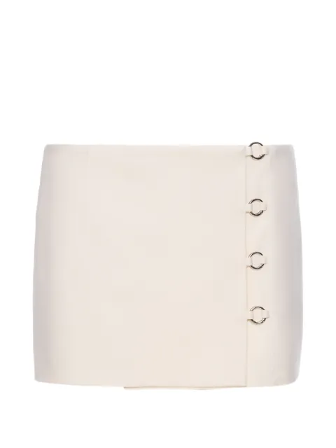 MEDEEA wool A-line skirt White WSRW