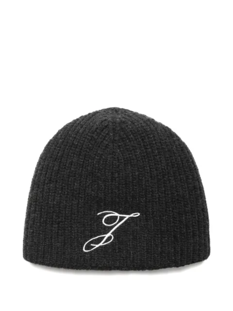 Jacquemus merino wool The Espiral logo beanie Grey ACU00770AK00206
