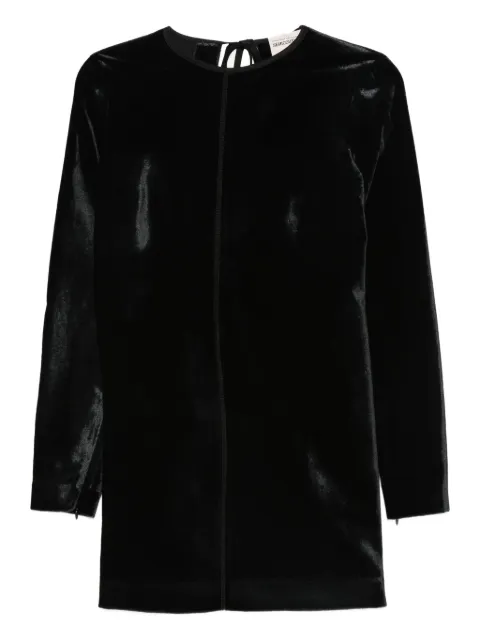 Semicouture tie-fastening dress Black S5WR05