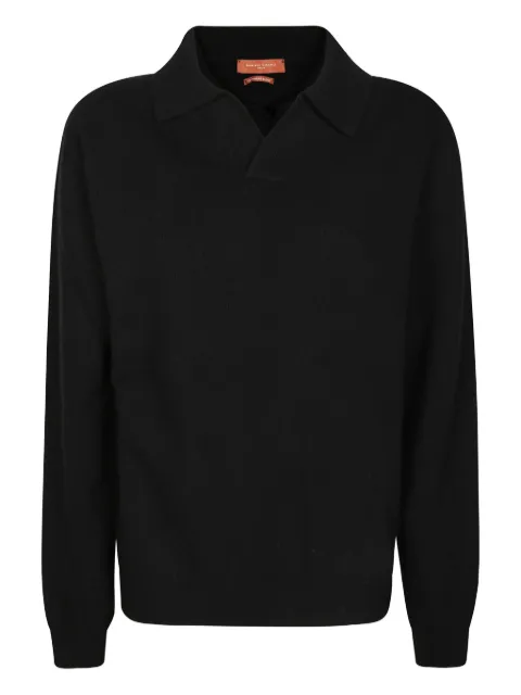 Daniele Fiesoli V-neck sweater Black DF0073