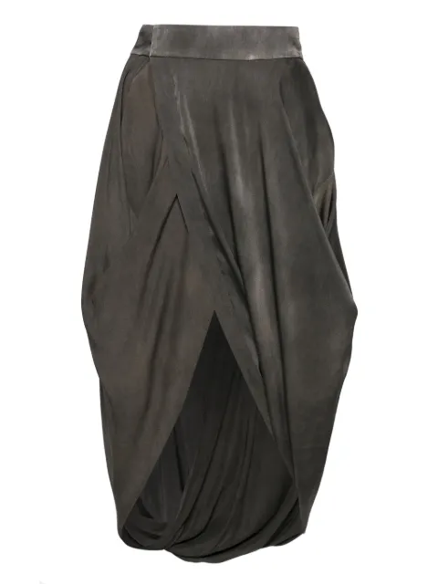 Uma Wang asymmetric skirt Grey W5WUW2008