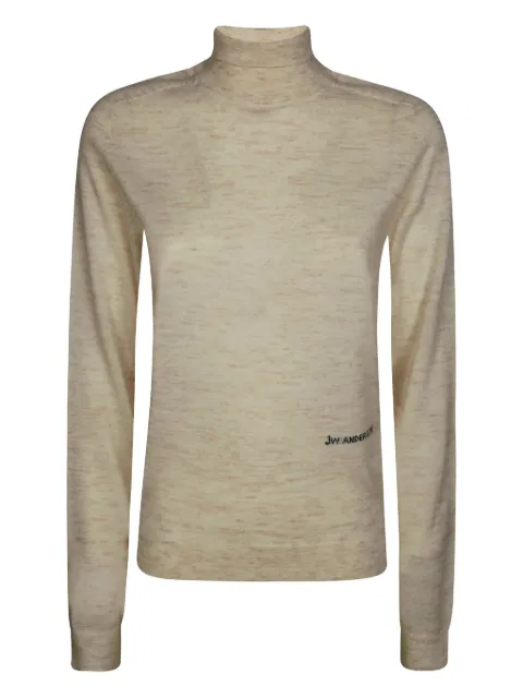 JW Anderson long-sleeve turtleneck T-shirt Neutrals KW1491YN0444