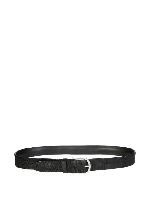 Orciani Blade textured leather belt Black U08173BLA