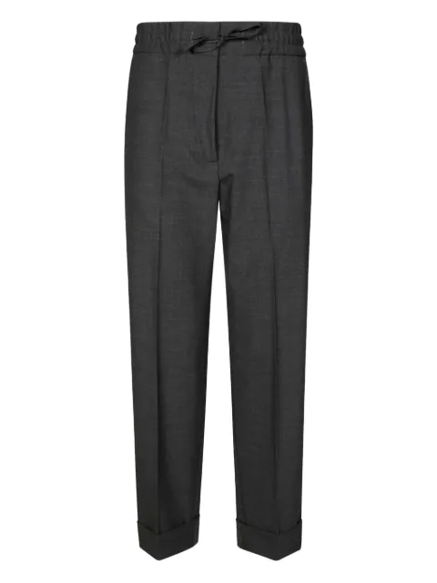 P.A.R.O.S.H. Luwool drawstring trousers Grey D232312