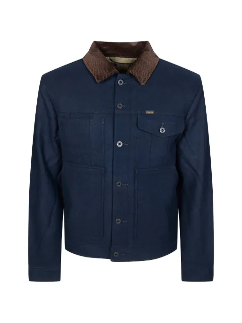 Filson Spokane corduroy-collar shirt jacket Blue FMCPS0140W1091