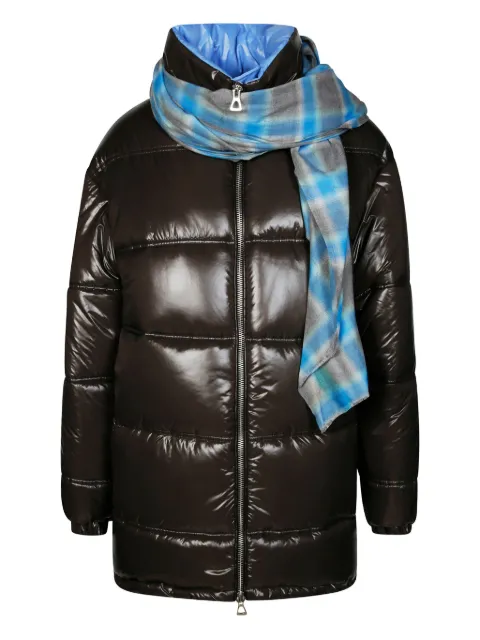 MARBELL Mikaela zip-up coat Black AFW1004TENYL01