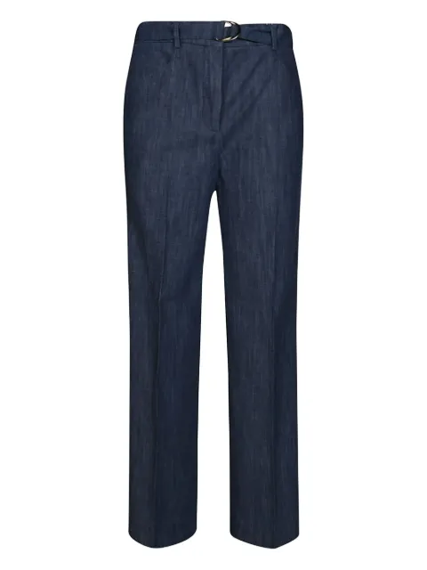 Incotex belted trousers Blue A07790424
