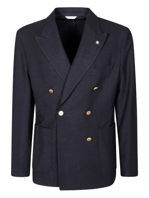 Manuel Ritz double-breasted jacket Blue 3932G2738Y253676