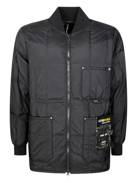 Taion quilted zip-fastening coat Black 108WZWK